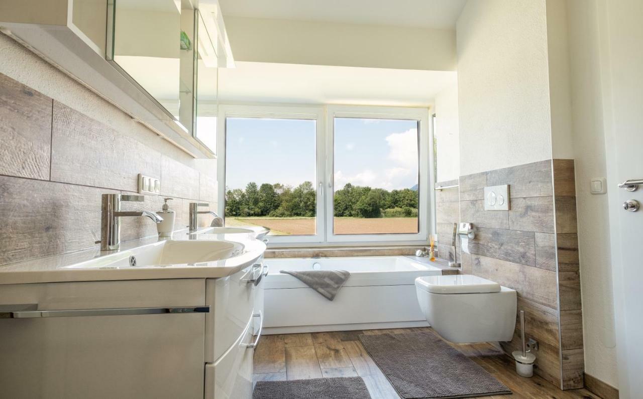 Luxurioese Penthaus Wohnung Anif Exteriör bild